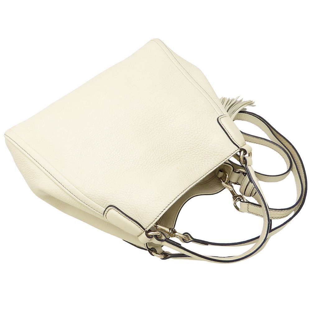 GUCCI Ivory Leather Bag - Picture 3 of 10